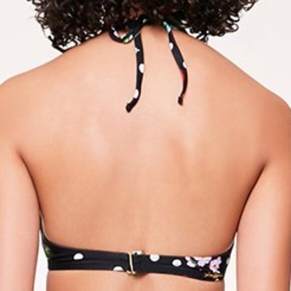 Betsey Johnson Womens Cherry Bomb Bikini Top Swimwear - Picture 3 of 5